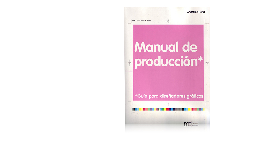 Manual de producci� *Guia per a dissenyadors gr�fics imatge