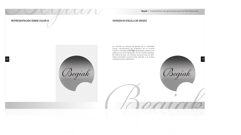Begiak Corporate visual identity manual image