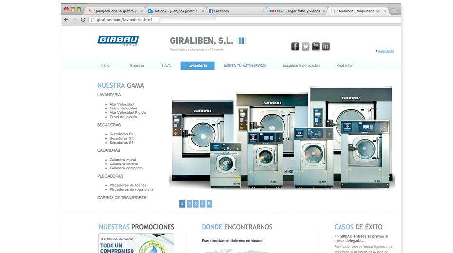 Concept and web design for Agencia La Nave image
