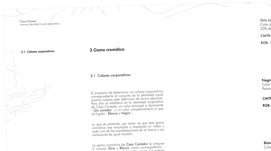 Visual identity manual Casa Corredor image