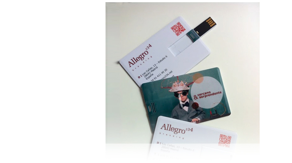 USB cards Allegro 234 branding imatge